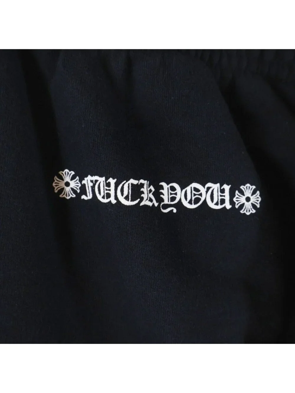 Chrome Hearts Scroll Label You Side Logo Sweatshirt Long Pants You Black